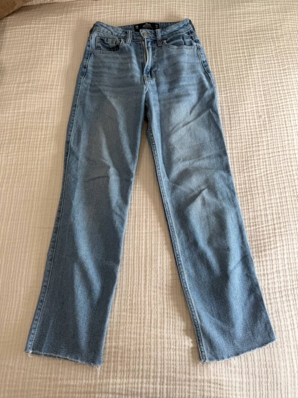 Hollister Light Blue Straight-Leg Jeans